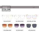 OEC CPO Vintage Square Sunglasses Women Men Brand Deasigner Metal Eyewear Men Brown Grey Sexy Oculos UV400  O138