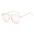 OEC CPO Vintage Square Sunglasses Women Men Brand Deasigner Metal Eyewear Men Brown Grey Sexy Oculos UV400  O138