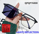 Fashion Men Computer Punk Grey Black Alloy Retro Circle Lunett Photogray Anti Blue Light 2024 Transition Glasses Photochromic