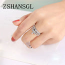 Exquisite Female Rings 925 Sterling Silver Princess Crown Shaped Zircon Rings for Women Ladies'Gifts Aneis De Ouro Jewelry